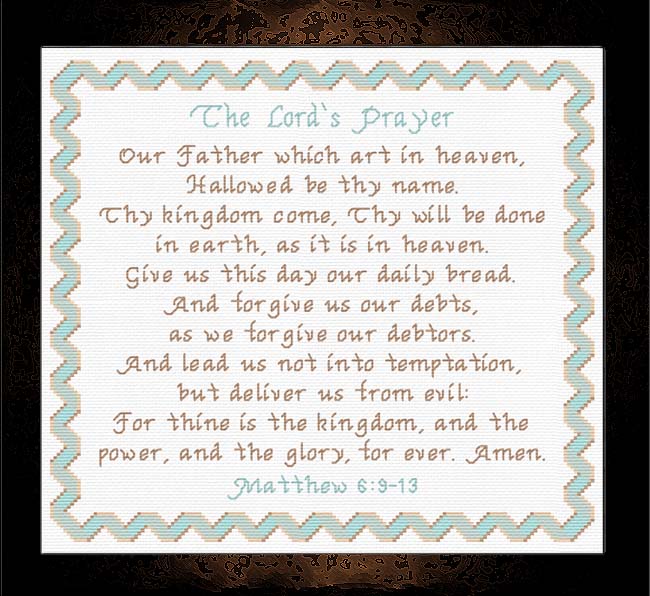 The Lord's Prayer - Matthew 6:9-13